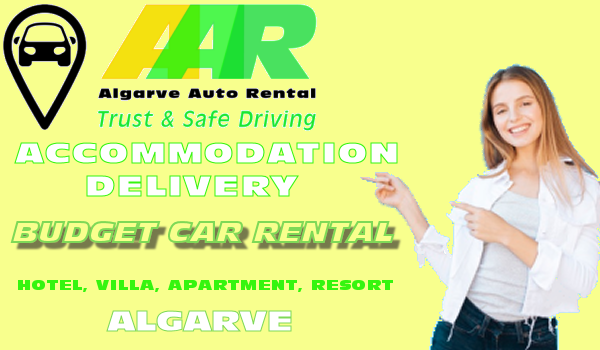 algarve car rental deliver to accommodation hotel, villa, resort in algarve